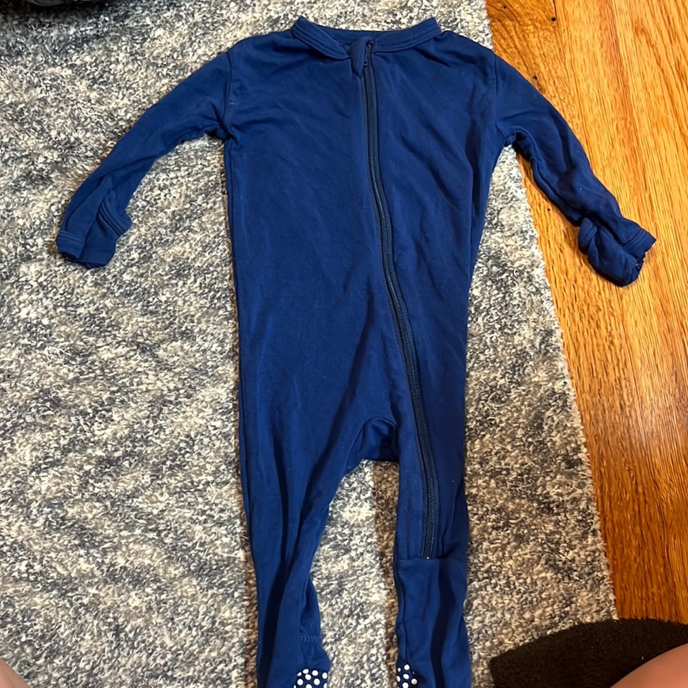 Bamboo kickee pants onesie